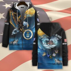 US Air Force , Lest We Forget - Zip Hoodie