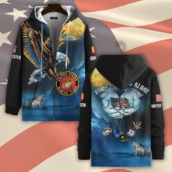 US Marine Corps, W 4 Marines Chief Warrant Officer 4 - Zip Hoodie