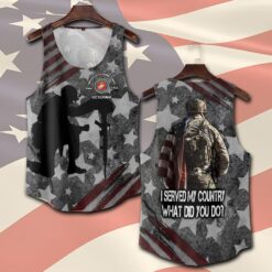 US Marine Corps, American By Birth, Veteran By Choice - Tank-Top