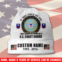 US Coast Guard, Second To None - Full-Printed Beanie Hat
