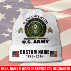 US Army, Be All You Can Be - Full-Printed Beanie Hat