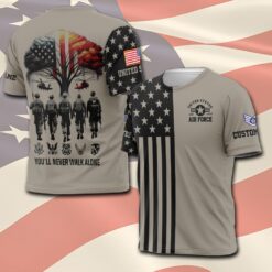 US Air Force , Service Before Self - T-Shirt