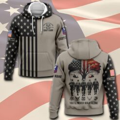 US Coast Guard, E 6 Gold - Hoodie