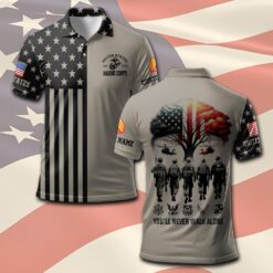 US Marine Corps, Freedom Over Fear - Polo Shirt