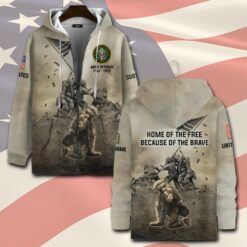 US Army, E 6 Army Specialist - Zip Hoodie