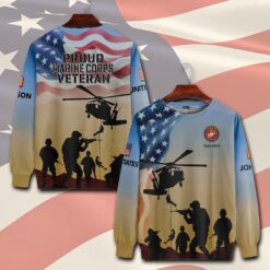 US Marine Corps, No One Gets Left Behind - Sweatshirt