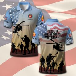 US Marine Corps, E 4 Marines Corporal - Polo Shirt