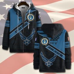 US Air Force , I Walked The Walk - Zip Hoodie