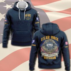 Air Force Badge, Honor The Fallen - Hoodie