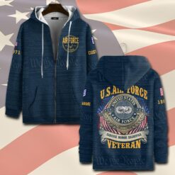 Air Force Badge, E 9 Air Force Chief Master Sergeant - Zip Hoodie