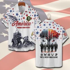 US Army, Served With Pride - Short Sleeve Button Shirt
