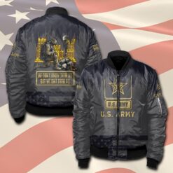 Army Branch, Honor, Duty, Service - Bomber Jacket