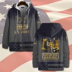 Army Branch, Freedom Isn't Free - Zip Hoodie