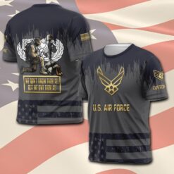 Air Force Badge, E 7 Air Force Master Sergeant - T-Shirt