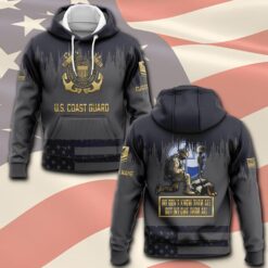 Coast Guard Rating, E 5 Red - Hoodie