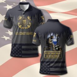 Coast Guard Rating, American By Birth, Veteran By Choice - Polo Shirt