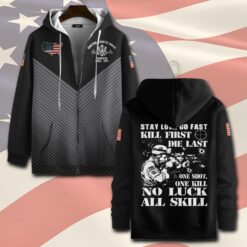 US Army, I Walked The Walk - Zip Hoodie