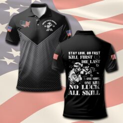 US Marine Corps, Freedom Over Fear - Polo Shirt
