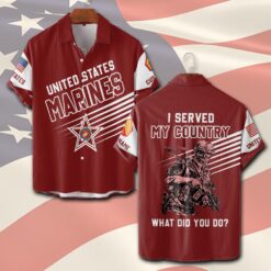 US Marine Corps, E 6 Marines Staff Sergeant - Short Sleeve Button Shirt