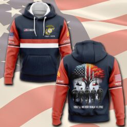 US Marine Corps, O 3 Marines Captain - Hoodie