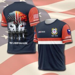 US Coast Guard, E 5 Red - T-Shirt