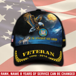 US Coast Guard, American By Birth, Veteran By Choice - Classic Cap