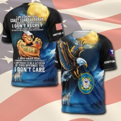 US Coast Guard, E 6 Red - T-Shirt