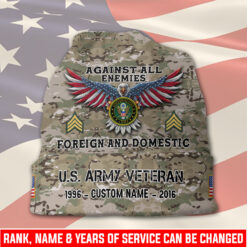 US Army, O 4 Army Major - Full-Printed Beanie Hat