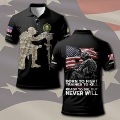 US Army, Lest We Forget - Polo Shirt