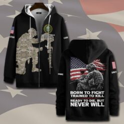 US Army, W 4 Army Chief Warrant Officer 4 - Zip Hoodie