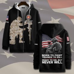 US Marine Corps, First to Fight - Zip Hoodie
