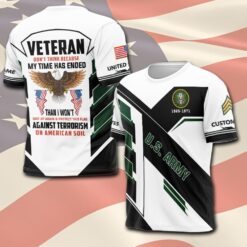 US Army, E 7 Army Sergeant First Class - T-Shirt