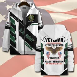 US Army, Remember - Honor - Respect - Zip Hoodie