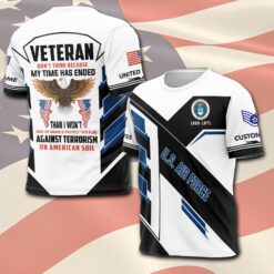 US Air Force , E 8 Air Force Senior Master Sergeant - T-Shirt