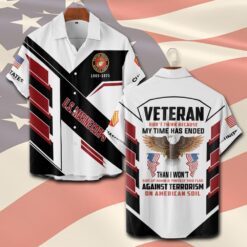 US Marine Corps, E 8 Marines Master Sergeant - Short Sleeve Button Shirt