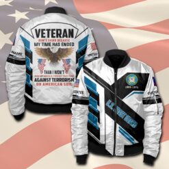 US Coast Guard, Duty, Honor, Country - Bomber Jacket