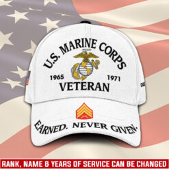 US Marine Corps, E 2 Marines Private First Class - Classic Cap