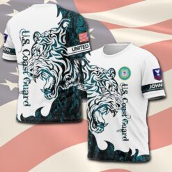 US Coast Guard, E 4 Red - T-Shirt