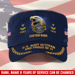 US Navy, E 2 White - Military Cap