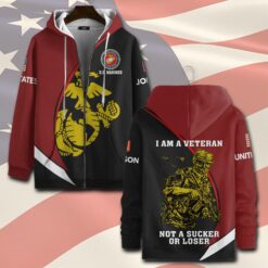 US Marine Corps, E 5 Marines Sergeant - Zip Hoodie