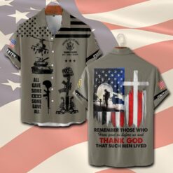 US Army, I Walked The Walk - Short Sleeve Button Shirt