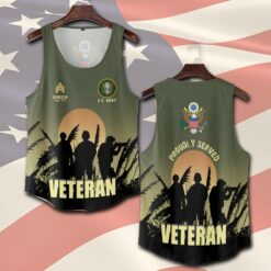US Army, E 7 Army Master Specialist - Tank-Top