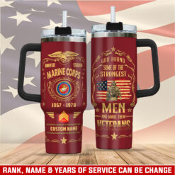 US Marine Corps, Proud To Have Served - Stainless Steel Tumbler 40oz