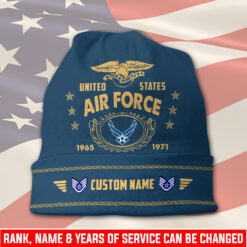 US Air Force , No One Gets Left Behind - Full-Printed Beanie Hat