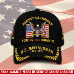 US Navy, Land Of The Free, Because Of The Brave - Classic Cap