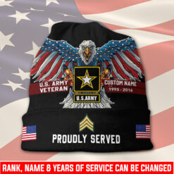 US Army, Life And Pride - Full-Printed Beanie Hat