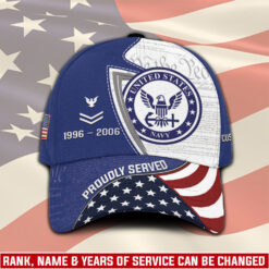 US Navy, E 7 Red - Classic Cap