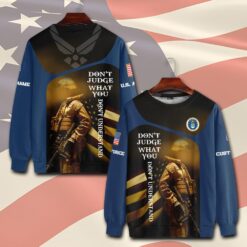 US Air Force , American By Birth, Veteran By Choice - Sweatshirt