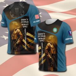 US Coast Guard, Remember - Honor - Respect - T-Shirt