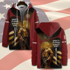 US Marine Corps, E 6 Marines Staff Sergeant - Zip Hoodie